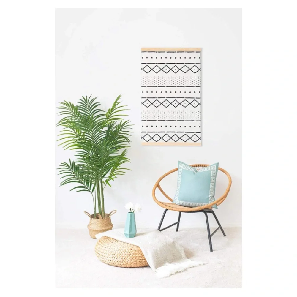 Luxury Home | Sophisticated Aqua & Ivory Greek Key Trim Luxe Throw Pillow Cover